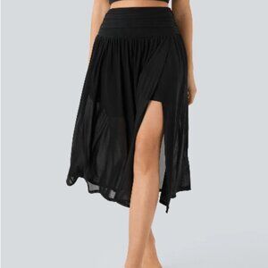Halara - NEW ! High Waisted 2-in-1 Flowy Midi Dance Skirt with Pocket